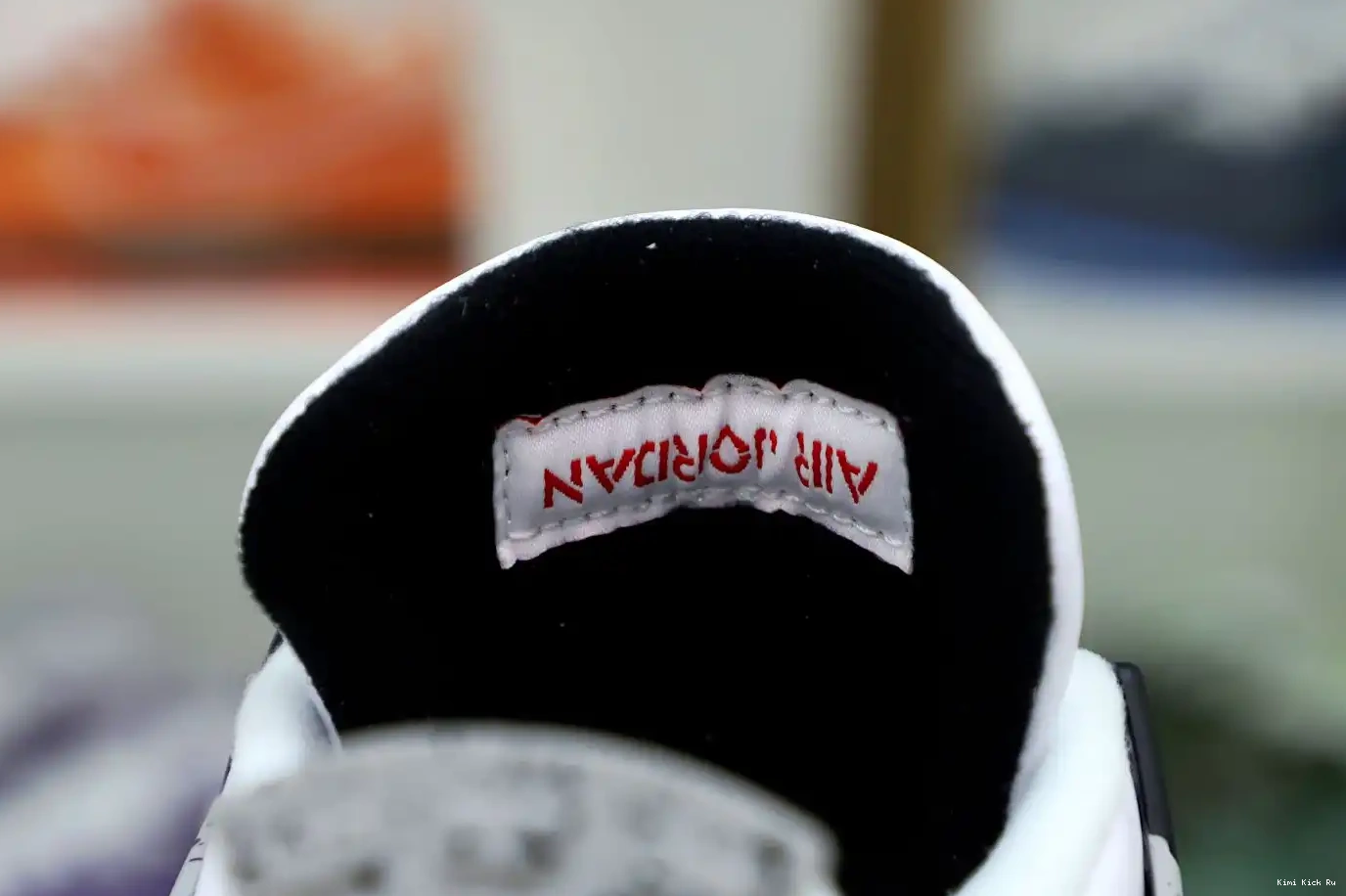 White Jordan 4 Kimikick Retro Air Cement 0328